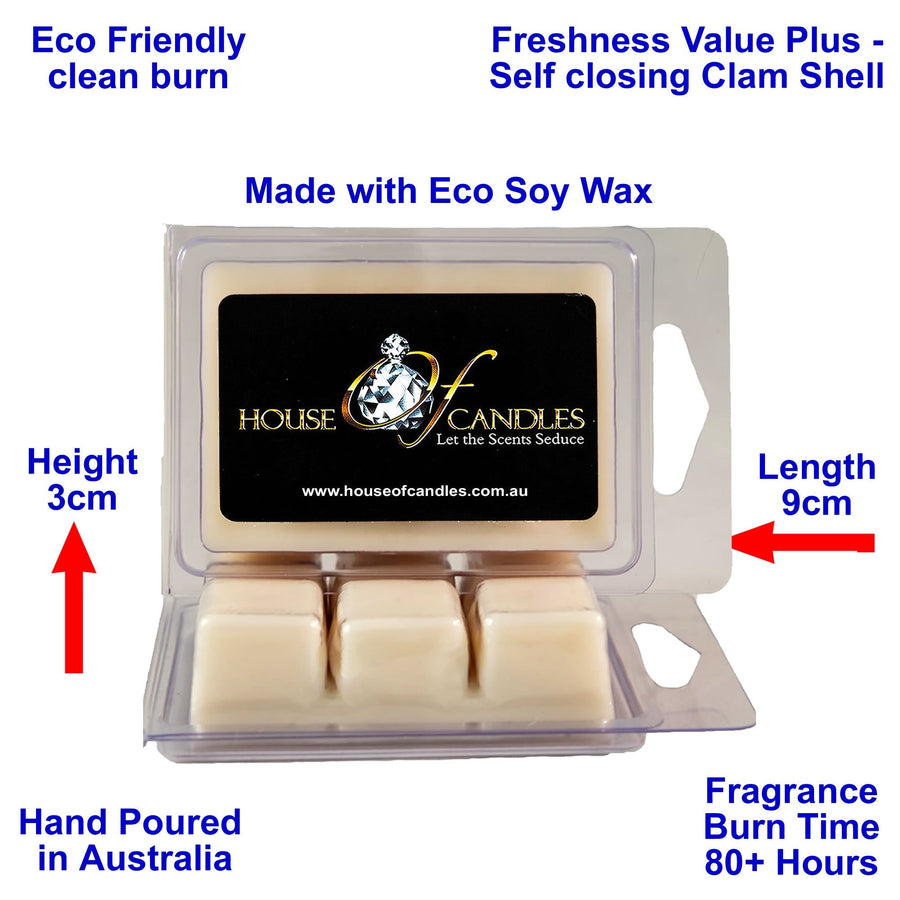 Coffee & Vanilla Eco Soy Candle Wax Melts Clam Packs