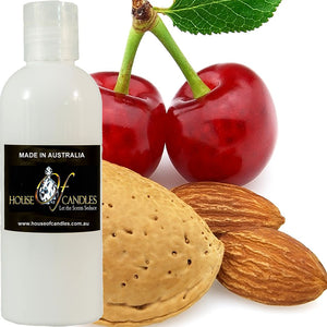 Cherry Almond Vanilla Scented Body Wash Shower Gel Skin Cleanser Liquid Soap