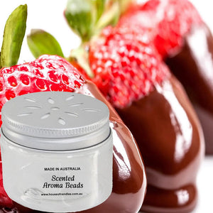 Chocolate Strawberries Scented Aroma Beads Room/Car Air Freshener