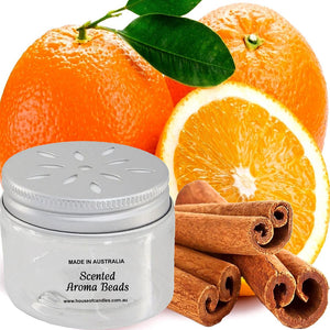 Cinnamon & Sweet Orange Scented Aroma Beads Room/Car Air Freshener
