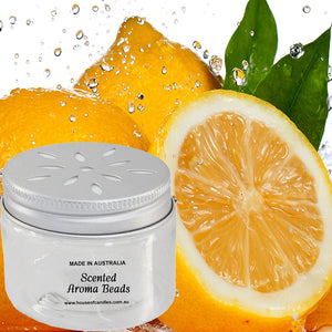 Citrus Lemons Scented Aroma Beads Room/Car Air Freshener