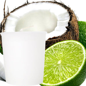 Coconut & Lime Scented Votive Candles