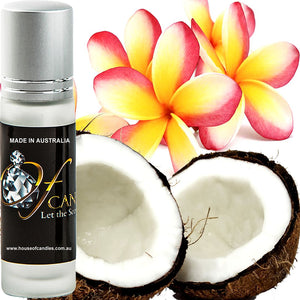 Coconut Frangipani Perfume Roll On Fragrance Oil