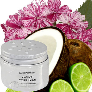 Coconut Lime Verbena Scented Aroma Beads Room/Car Air Freshener