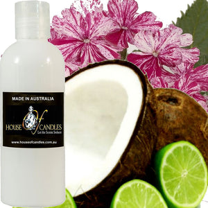 Coconut Lime Verbena Scented Body Wash Shower Gel Skin Cleanser Liquid Soap