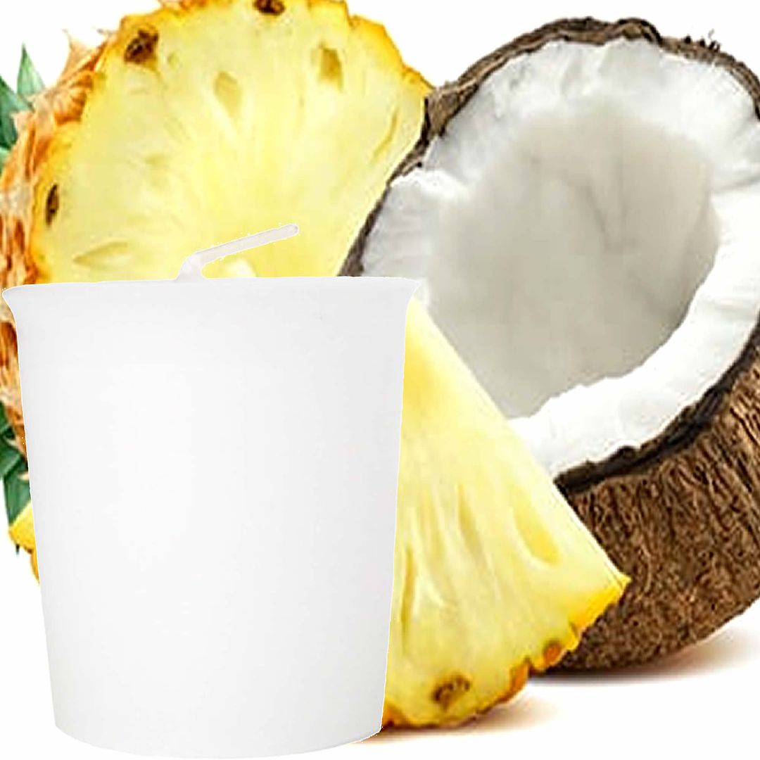 Coconut & Pineapple Scented Votive Candles