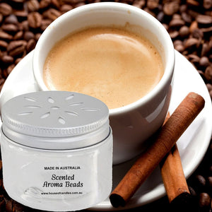 Coffee Cinnamon & Vanilla Scented Aroma Beads Room/Car Air Freshener