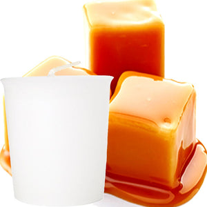 Creamy Caramel Scented Votive Candles
