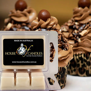 Creamy Chocolate Cupcakes Eco Soy Candle Wax Melts Clam Packs