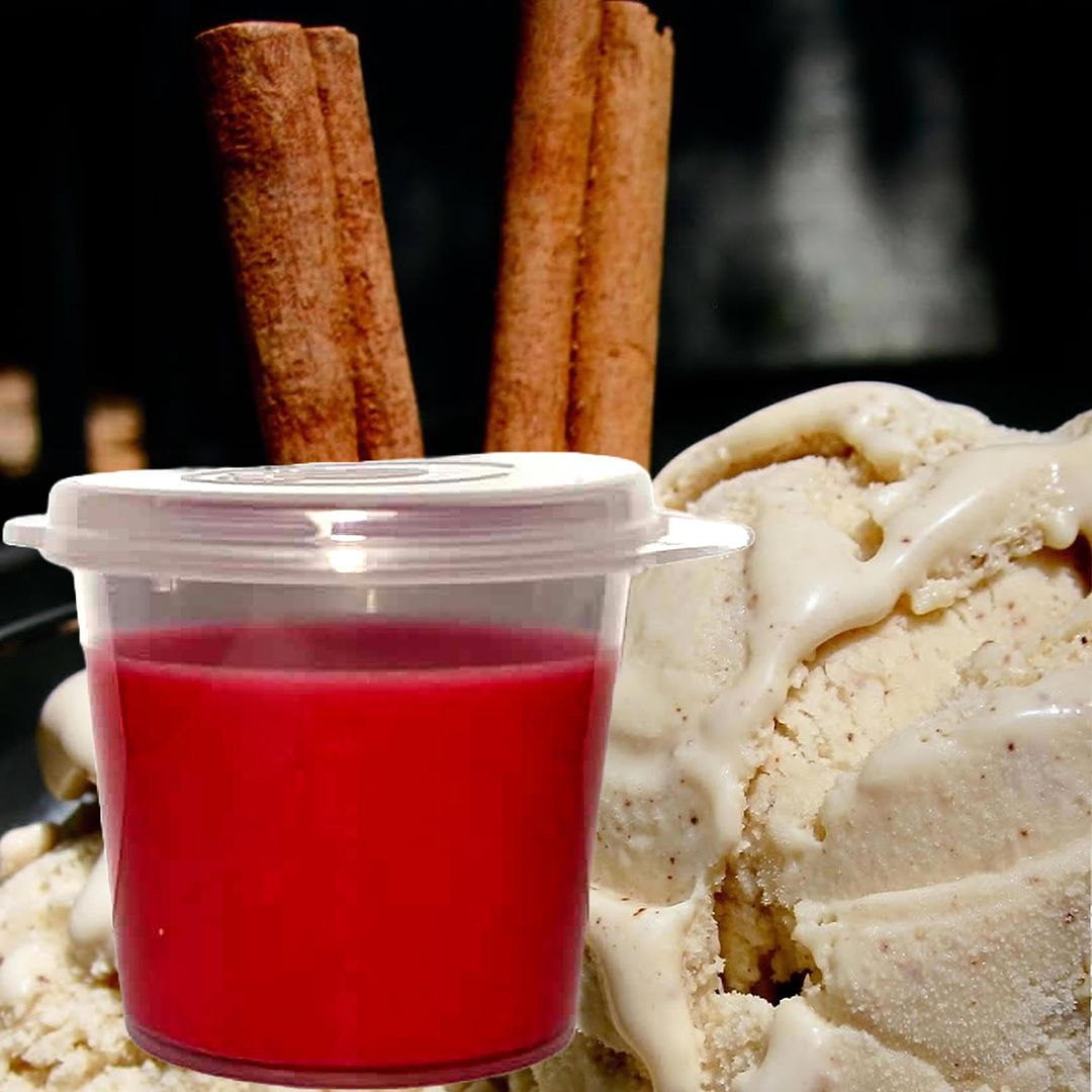 Creamy Cinnamon Vanilla Eco Soy Shot Pot Candle Wax Melts
