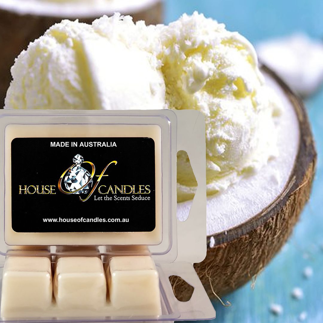 Creamy Tahitian Vanilla Eco Soy Candle Wax Melts Clam Packs