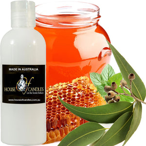Eucalyptus & Honey Scented Body Wash Shower Gel Skin Cleanser Liquid Soap