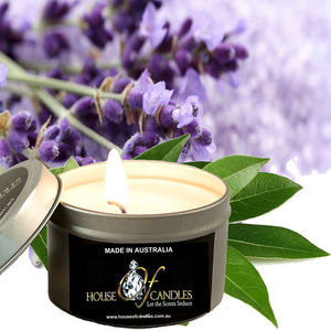 Eucalyptus & Lavender Scented Eco Soy Tin Candles