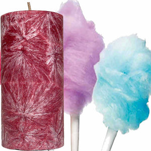 Fairy Floss Scented Palm Wax Pillar Candle