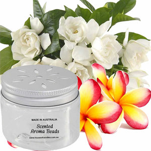 Frangipani Gardenia Jasmine Scented Aroma Beads Room/Car Air Freshener