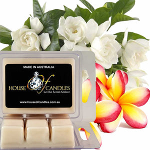 Frangipani Gardenia Jasmine Eco Soy Candle Wax Melts Clam Packs