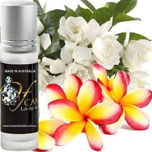 Frangipani Gardenia Jasmine Perfume Roll On Fragrance Oil