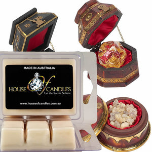 Frankincense & Myrrh Eco Soy Candle Wax Melts Clam Packs