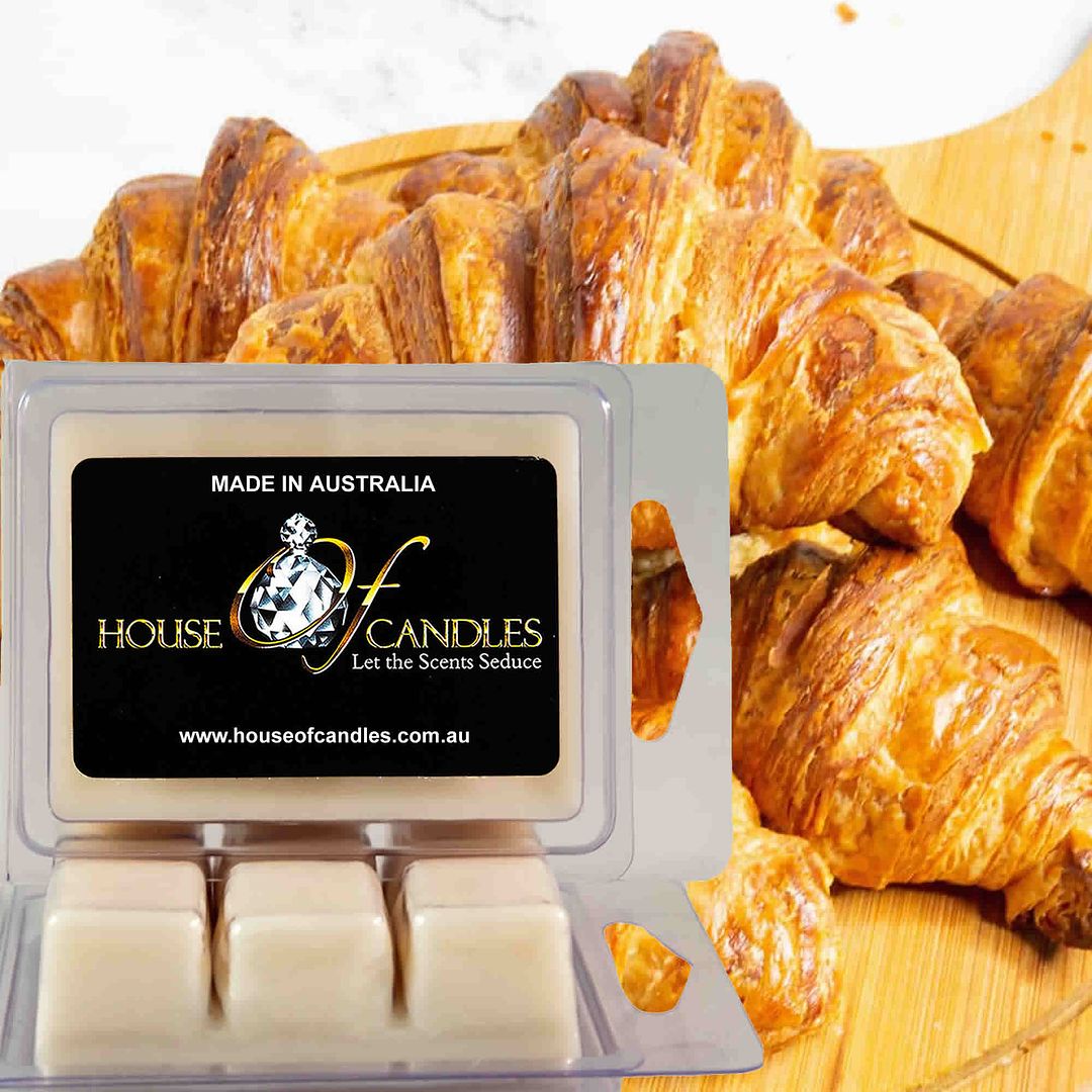 French Croissants Eco Soy Candle Wax Melts Clam Packs
