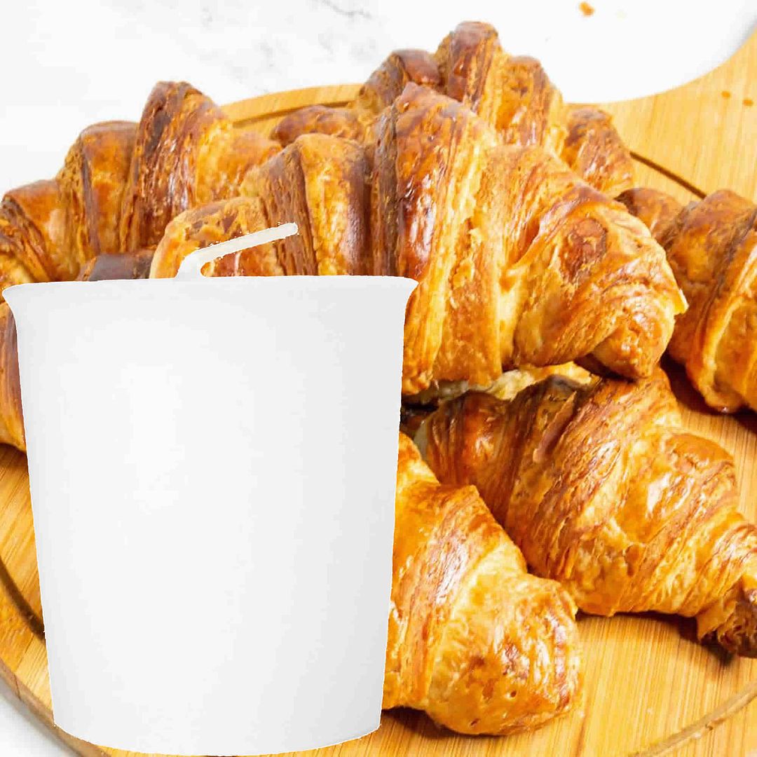 French Croissants Scented Votive Candles