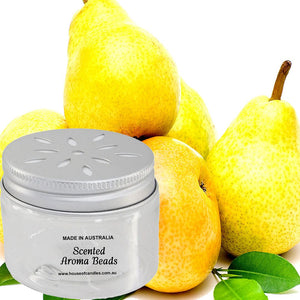 French Pears Scented Aroma Beads Room/Car Air Freshener