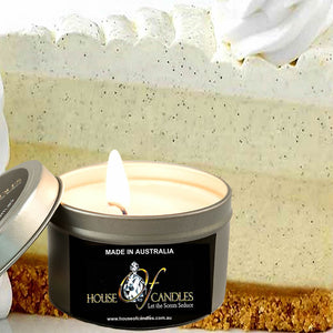 French Vanilla Cheesecake Scented Eco Soy Tin Candles