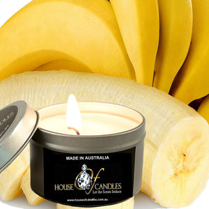 Fresh Bananas Scented Eco Soy Tin Candles