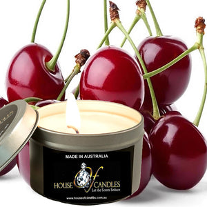 Fresh Cherries Scented Eco Soy Tin Candles