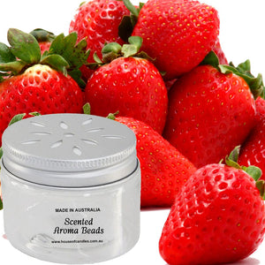 Fresh Strawberries Scented Aroma Beads Room/Car Air Freshener