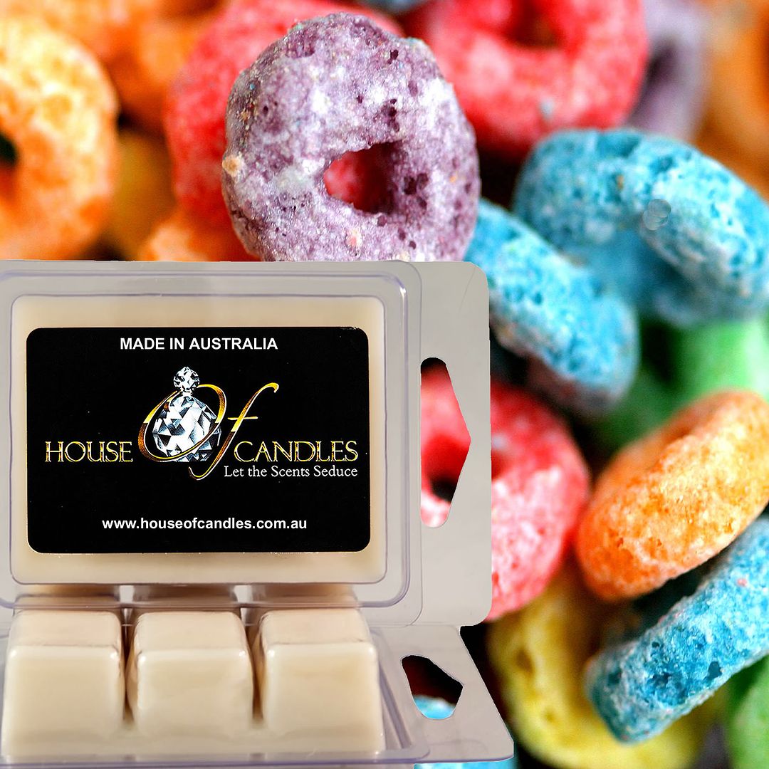 Fruity Rings Eco Soy Candle Wax Melts Clam Packs