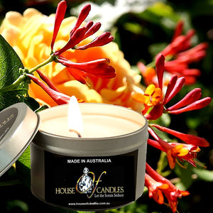 Honeysuckle Jasmine Scented Eco Soy Tin Candles