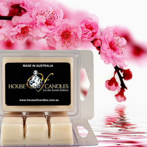 Japanese Musk Cherry Blossoms Eco Soy Candle Wax Melts Clam Packs