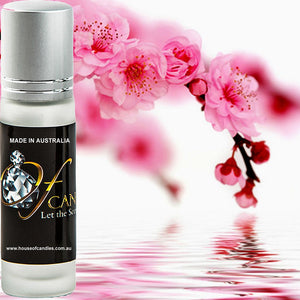 Japanese Musk Cherry Blossoms Perfume Roll On Fragrance Oil