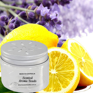 Lavender & Lemon Scented Aroma Beads Room/Car Air Freshener