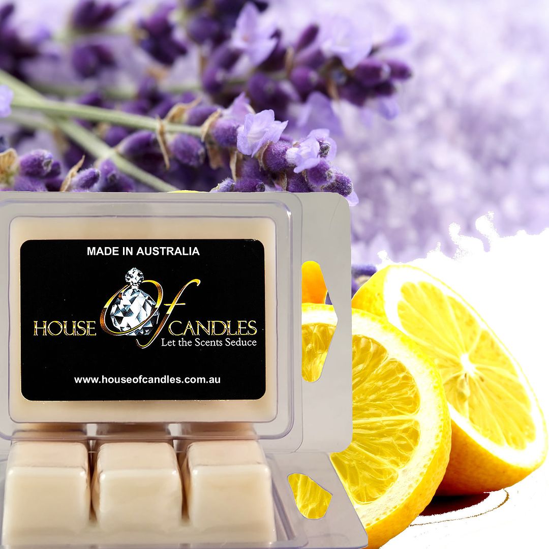 Lavender & Lemon Eco Soy Candle Wax Melts Clam Packs
