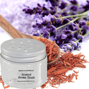 Lavender & Sandalwood Scented Aroma Beads Room/Car Air Freshener