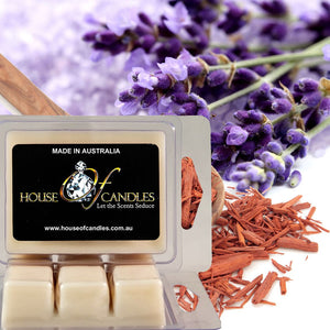 Lavender & Sandalwood Eco Soy Candle Wax Melts Clam Packs