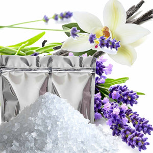 Lavender & Vanilla Scented Bath Salts Bath Soak