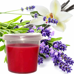 Lavender & Vanilla Eco Soy Shot Pot Candle Wax Melts