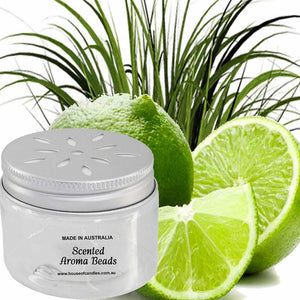 Lemongrass & Limes Scented Aroma Beads Room/Car Air Freshener