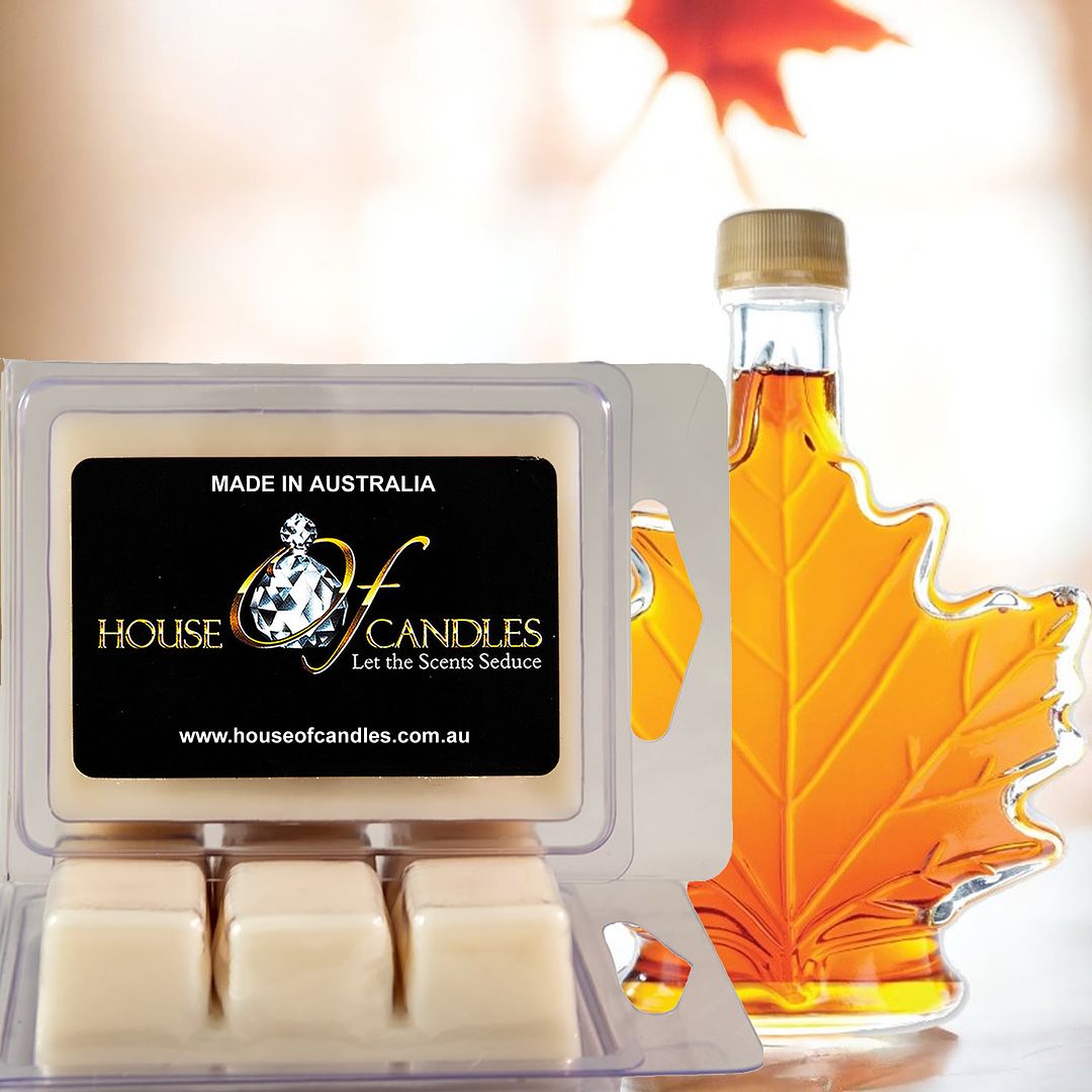 Maple Bourbon Eco Soy Candle Wax Melts Clam Packs