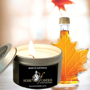 Maple Bourbon Scented Eco Soy Tin Candles