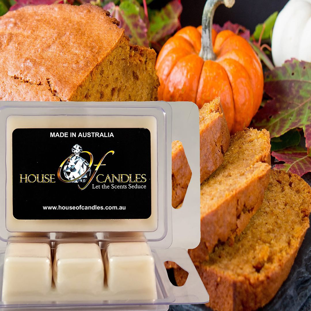 Maple Pumpkin Bread Eco Soy Candle Wax Melts Clam Packs