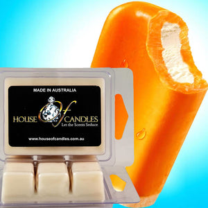 Orange Vanilla Dreamsicle Eco Soy Candle Wax Melts Clam Packs