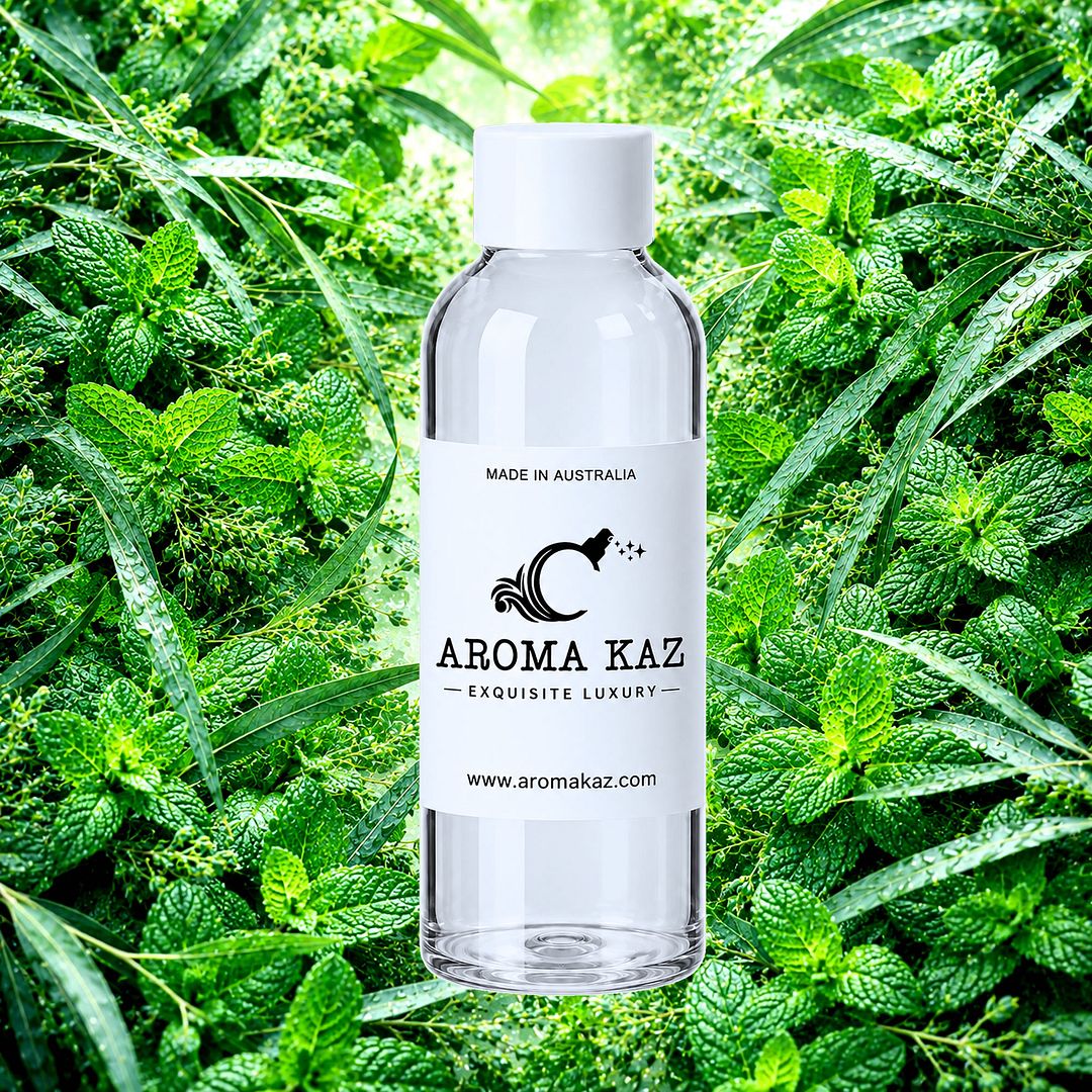 Eucalyptus & Spearmint fragrance oil for candle making, soap making and perfume blending – vegan, cruelty-free featuring refreshing spearmint and eucalyptus notes, handmade in Australia.
