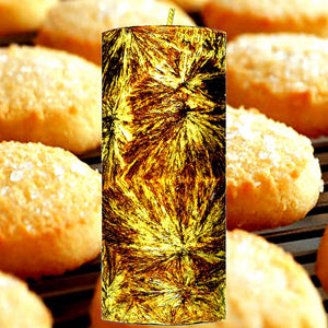 Sugar Cookies Scented Palm Wax Pillar Candle – Vegan, Cruelty-Free, Made in Australia - Long-Lasting Fragrance – Perfect for Weddings, Birthdays, Christmas Gifts & All Occasions