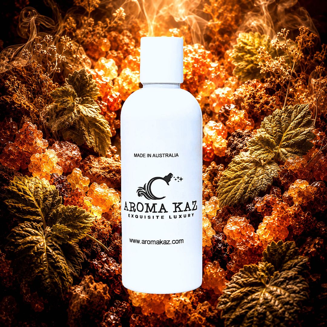 Frankincense Patchouli Body Wash Shower Gel – vegan, cruelty-free featuring earthy patchouli and mystical frankincense, handmade in Australia.