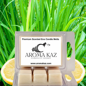 Lemon Citronella Eco Soy Candle Melts – Vegan, Cruelty-Free, Handmade in Australia – Long-Lasting Fragrance for Oil Burners and Electric Melters