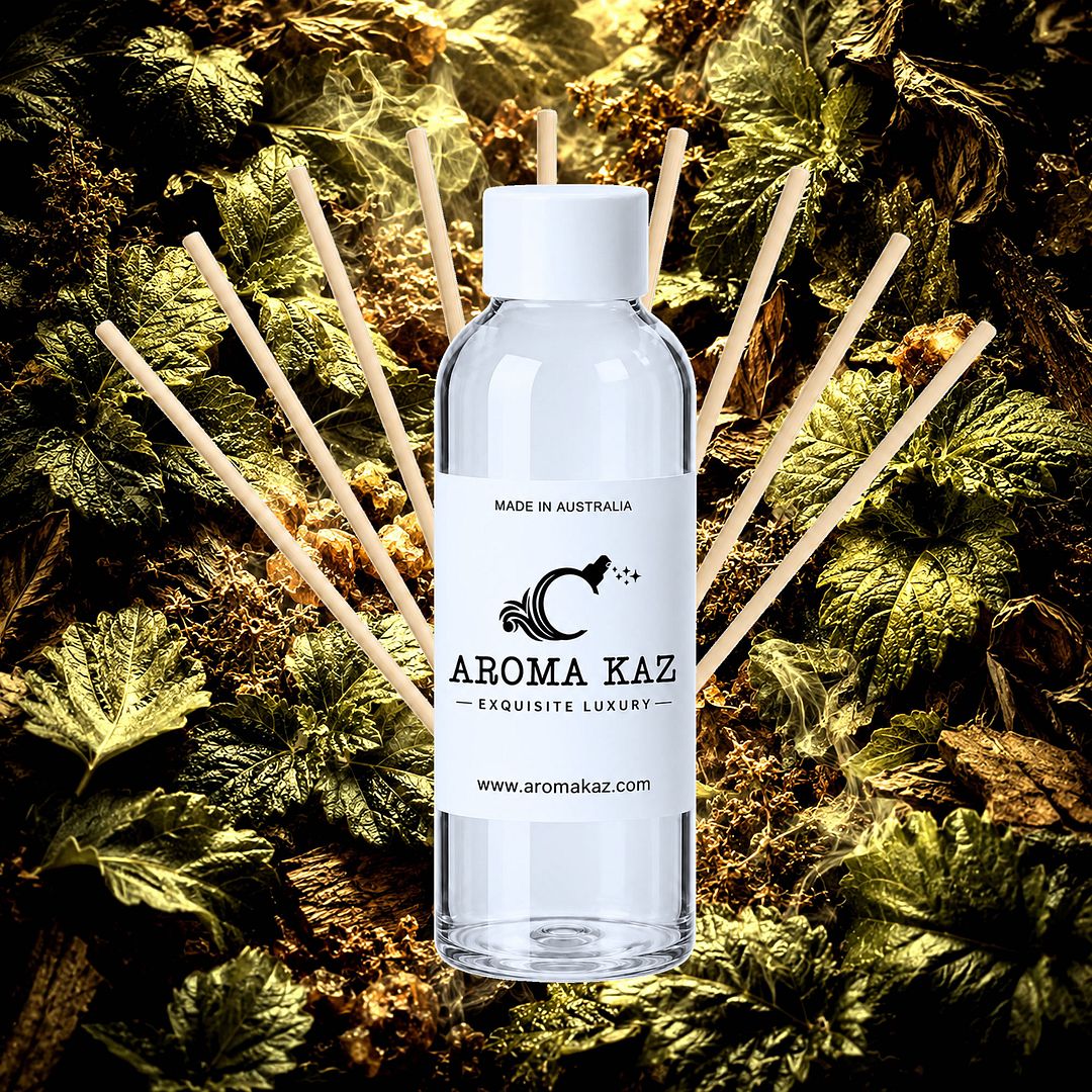 Musk Patchouli Diffuser Fragrance Oil Refill – vegan, cruelty-free featuring earthy patchouli and smooth sensual musk, handmade in Australia.
