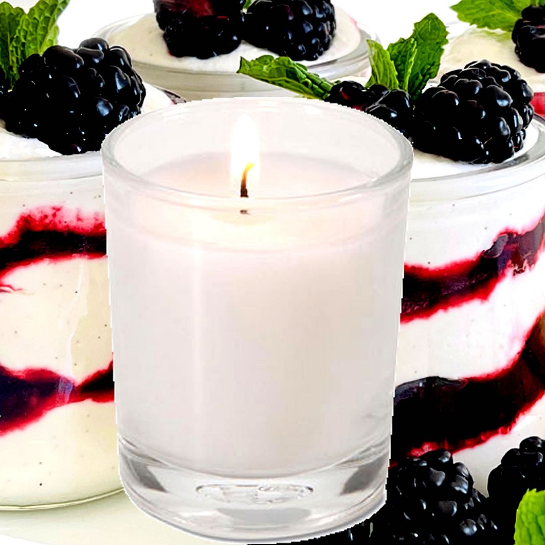 Black Raspberry Vanilla Scented Eco Soy Votive Candles Hand Poured